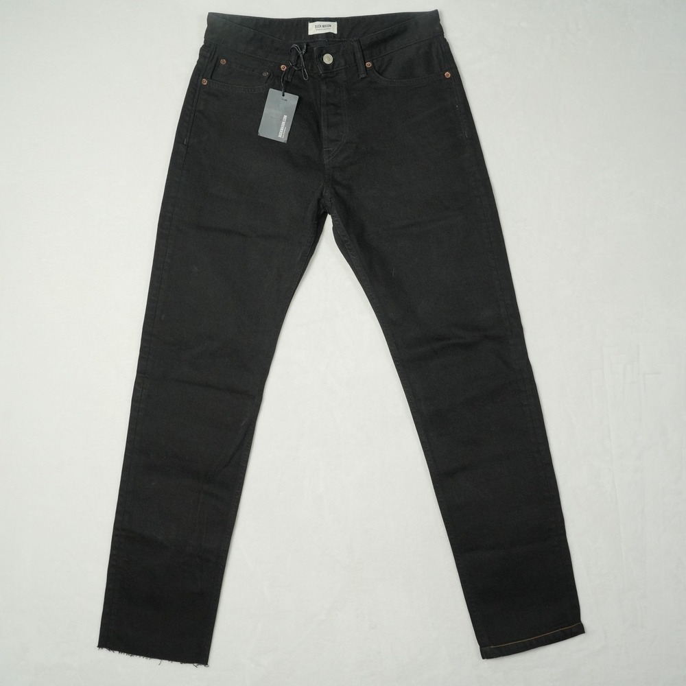 Buck Mason Standard Jean Black Denim 13oz Made in USA 31 BM12102.277 - READ